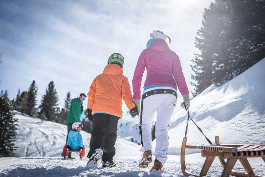 Familienurlaub im Winter in Südtirol am Kronplatz